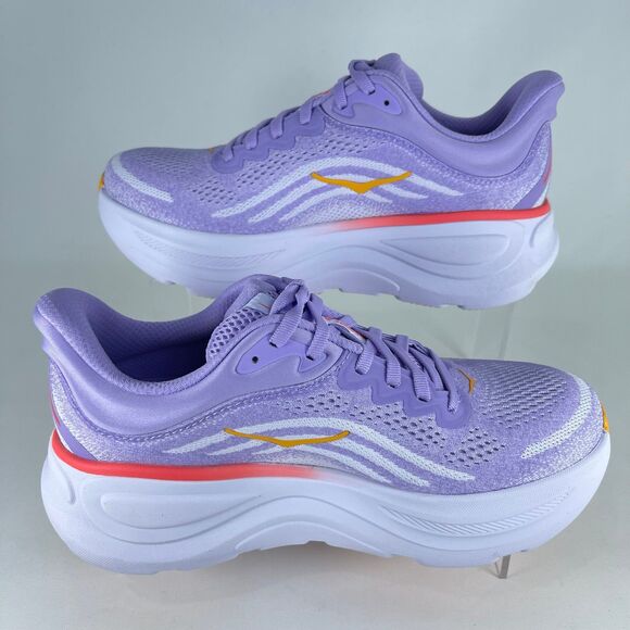 HOKA One Bondi 9 Shoes - Aster Flower/Starlight Glow | Women's 8 | NEW - Picture 2 of 12